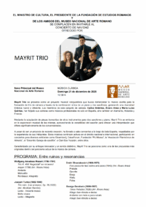 Concierto de Navidad @ Museo Nacional de Arte Romano